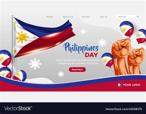 National Day Poster Template For A Countrys Vector Image