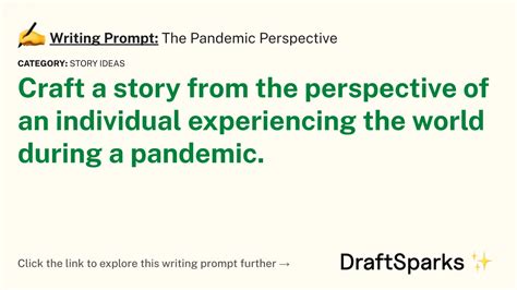 writing prompt the pandemic perspective draftsparks