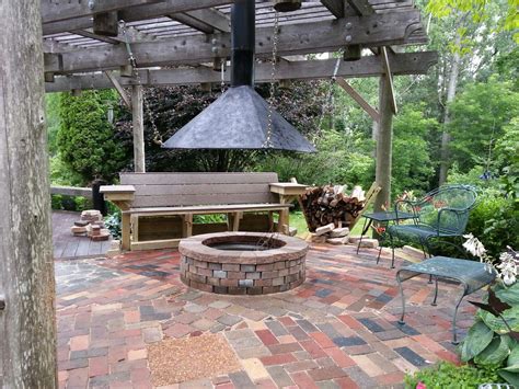 Patio Fire Pit Hood With Images Fire Pit Chimney Outdoor Fire Pit