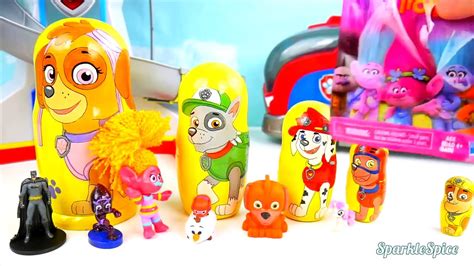 Nesting Dolls With Paw Patrol Surprises Video Dailymotion