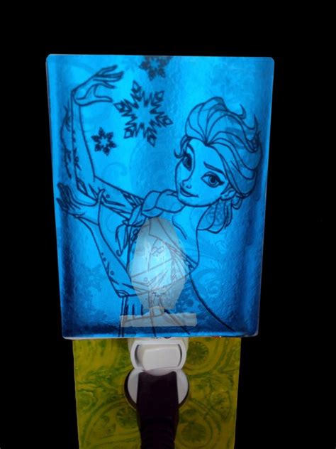Frozen Inspired Night Light Elsa Decor By Minebydesignstudio