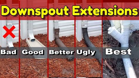 Downspout Drain Extensions How To Avoid Foundation Failure Youtube