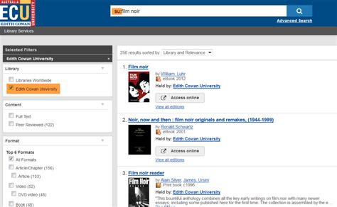 How To Search And Find Resources Counselling Libguides At Edith Cowan