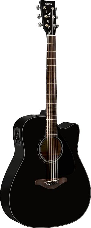 Yamaha Fgx800c Bl Acoustic Guitar Black Reverb
