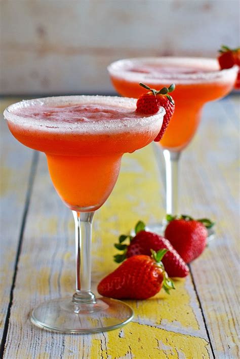 Strawberry Margaritas Recipe Recipe Girl