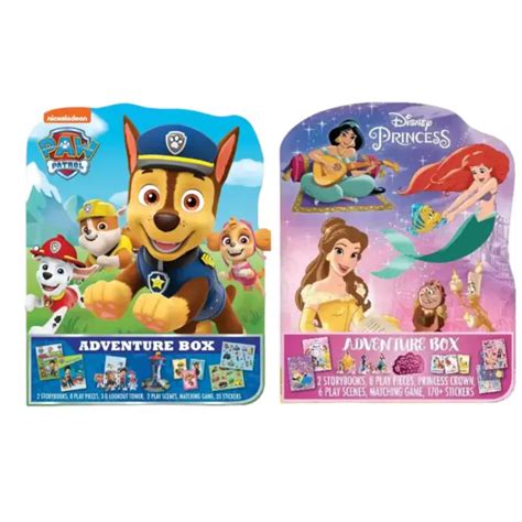 Paw Patrol Disney Adventure Box Nickelodeon Storybook Game Stickers