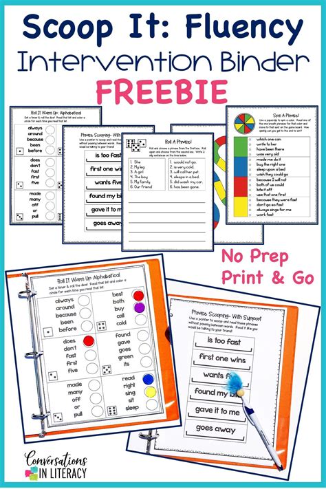 Free Printable Reading Fluency Worksheets