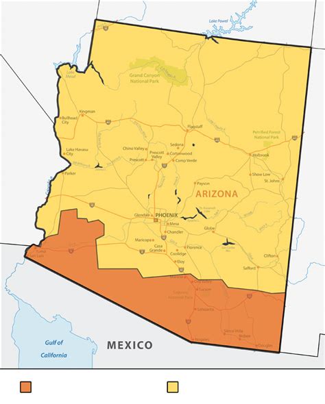 Maricopa County Border Map
