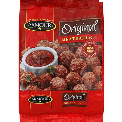 Armour Meatballs Original Meat Sinclair Foods