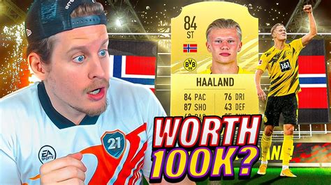 So, as it stands, mbappe is most definitely the winner and it's clear to see that ea sports view him as the more. IS HE WORTH 100K?! 84 ERLING HAALAND PLAYER REVIEW! FIFA ...