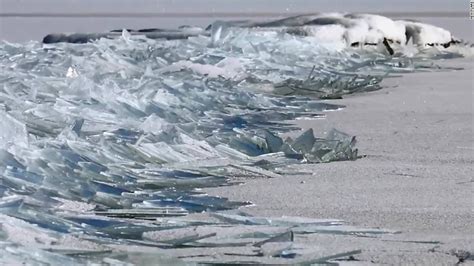 Mesmerizing Ice Stacks On Lake Superior Cnn Video