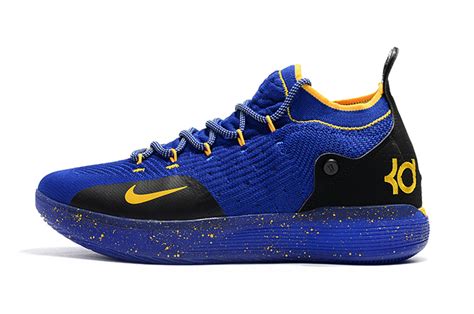 Kevin Durants New Nike Kd 11 Purple Black Yellow Basketball Shoes