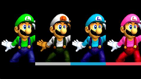 Super Smash Bros. Melee - Announcer: Luigi - YouTube