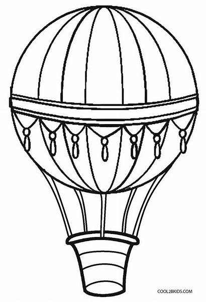 Balloon Coloring Air Pages Cool2bkids