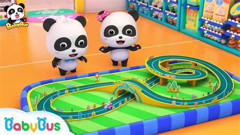 Baby Pandas Amazing Car Toys Surprise Eggs Nursery Rhymes Kids