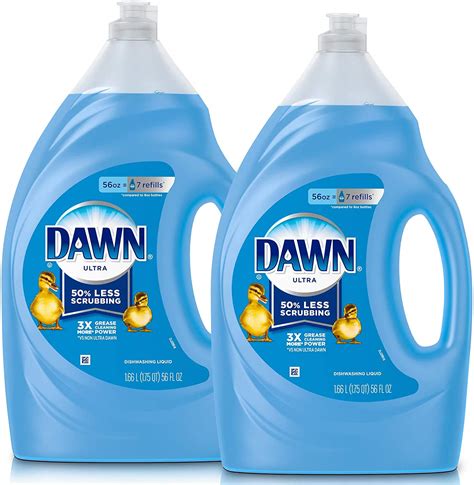 dawn dish soap ultra dishwashing liquid dish soap refill original scent 2 count 56 oz packaging