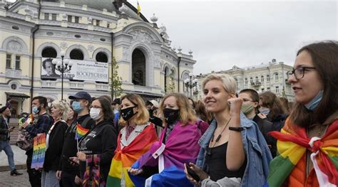 Thousands March In Ukraine For Lgbt Rights Safety World News The Indian Express