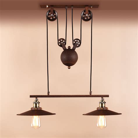 Looking for a statement piece? Retro Hanging Ceiling Light Vintage Industrial Pendant ...