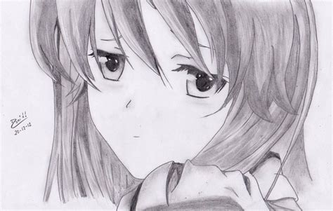 Tristes Tristeza Dibujos De Anime A Lapiz Reverasite