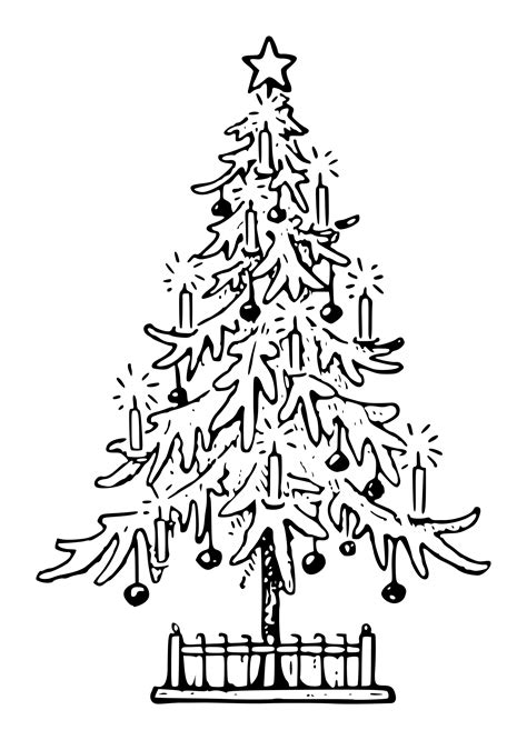 Easy Drawing Christmas Tree At Getdrawings Free Download