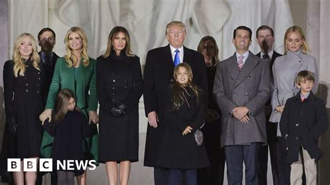 Melania Ivanka And Barron Trump Who Is The New First Family BBC News