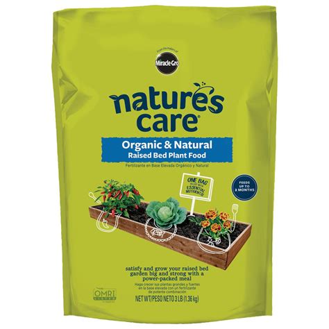 I purchased 11 bags of the raised bed soil to fill two beds. Miracle-Gro 3 lbs. Raised Bed Plant Food-333151005 - The ...