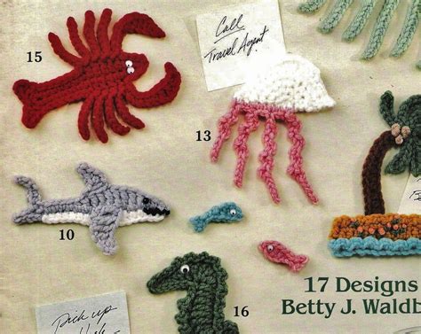 Crochet Sea Creatures Pattern By Stitchyspot On Etsy