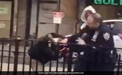 New York Policeman Suspended After Video Shows Him Punching A 14 Year