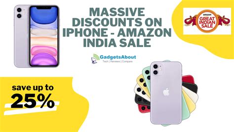 Massive Discounts On Iphone Amazon India Sale Gadgetsabout