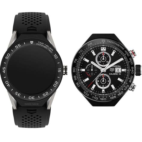 Follow your favorite friends to stay connected and to be notified when they're online and available for chatting. SBF8A8001.11EB0128 TAG Heuer Connected Men's Smartwatch
