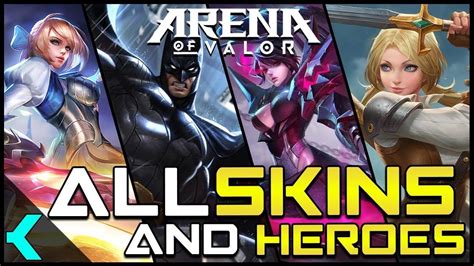 Focus on using 1 hero all the way to diamond in arena of valor. All Heroes and Skins! | Arena of Valor