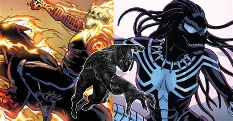 Sẽ Ra Sao Nếu Black Panther Là Ghost Rider Symbiotes Hay Thậm Chí Là