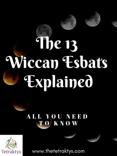 The 13 Wiccan Esbats Explained All You Need To Know Esbats