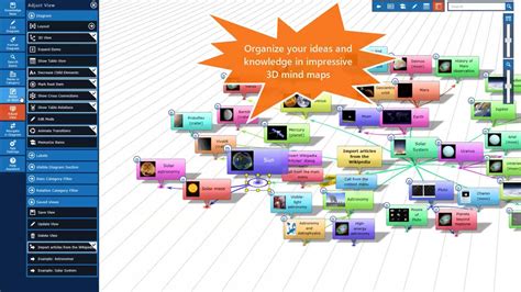 Organize Your Ideas And Knowledge In Impressive 3d Mind Maps Youtube