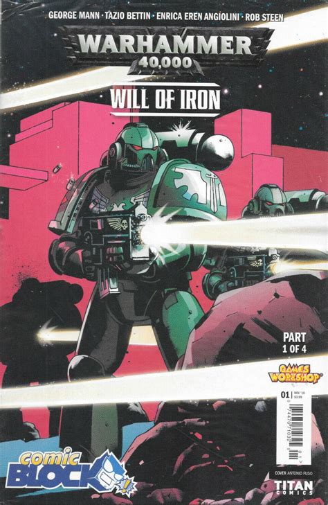 Warhammer 40000 Nummer 1 Titan Comics Comic Block Exclusive Old