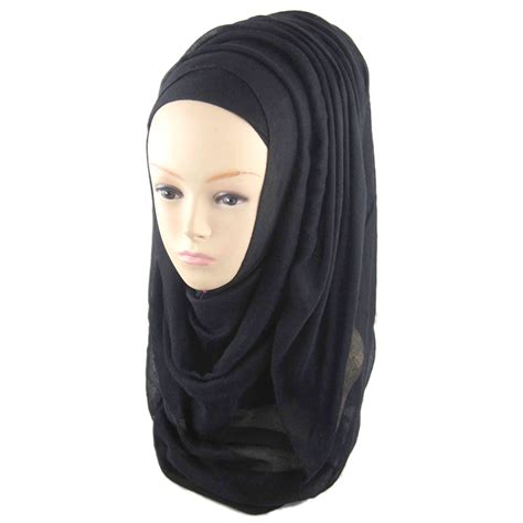 New Voile Silk Muslim Soft Long Scarf Hijab Islamic Shawls Arab