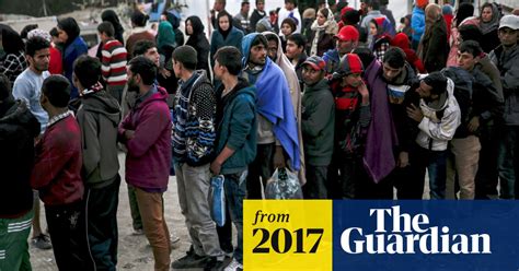 Anger Rises In Lesbos Over Crowded Refugee Camps Greece The Guardian