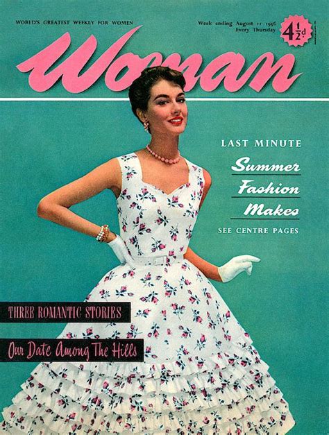 1950s Uk Woman Magazine Cover By The Advertising Archives Vintage