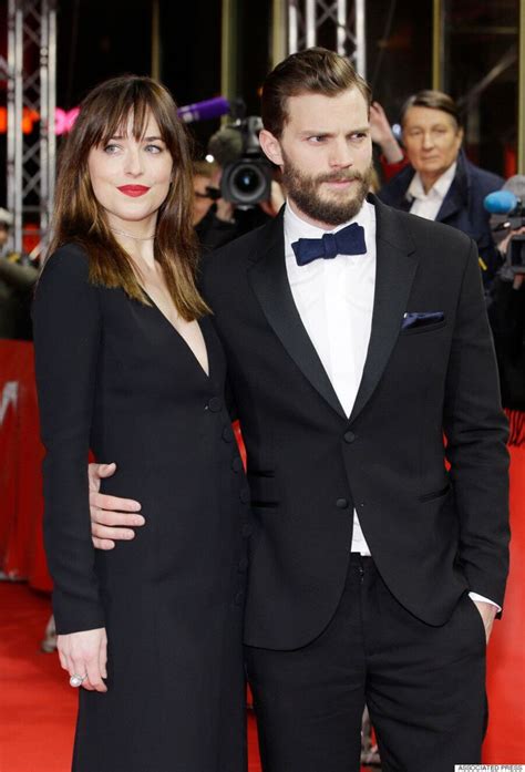 Dakota Johnson And Jamie Dornan Make A Striking Couple At Fifty Shades Of Grey Premiere