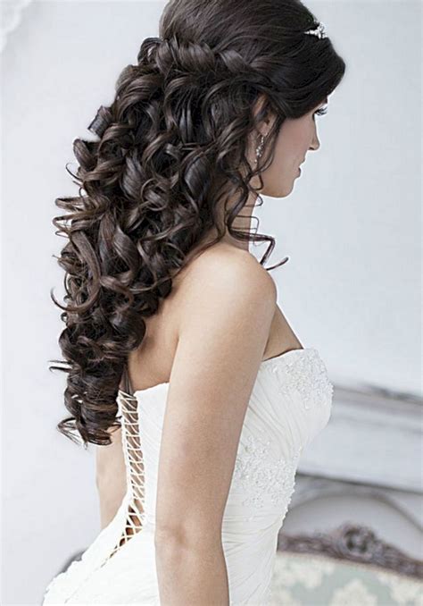 30 Awesome Wedding Hairstyles For Long Hair Ideas Curly Hair Styles