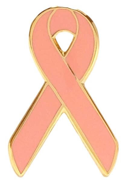 Pink Ribbon Pin Breast Cancer Awareness Custom