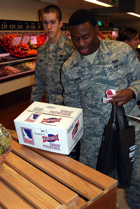 Base Commissary Holds Informational Tour For Young Airmen Malmstrom