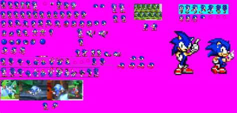 Custom Super Sonic Sprites By Sonicmechaomega999 On D