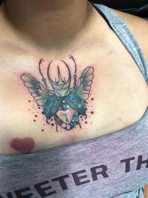 Beetle Wjewel By Brenda Kaye Tattoos