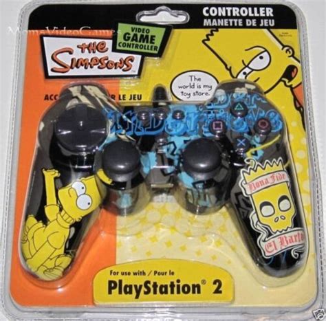 Sony Playstation 2 Bart Simpson Controller New The Simpsons