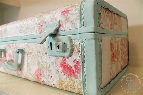 Upcycled Shabby Chic Vintage Suitcase In 2021 Shabby Chic Diy
