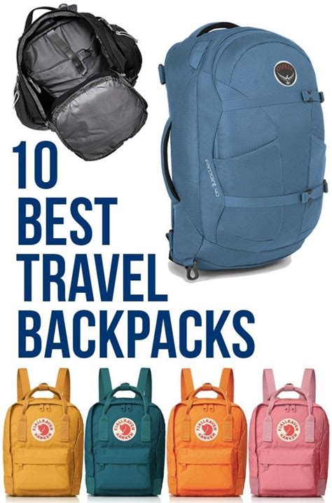 10 Best Travel Backpacks Best Carry On Travel Backpacks And Daypacks For