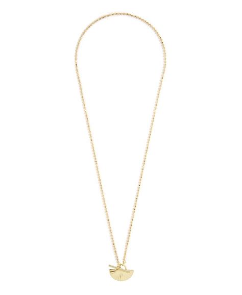Brook And York 14k Gold Plated Celeste Half Toggle Necklace And Reviews