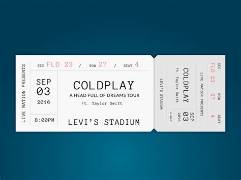 Coldplay Tickets