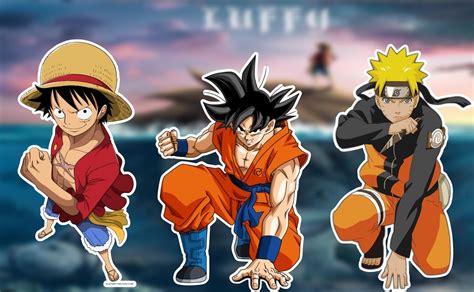 Fan Art Soni Realiza Increíbles Diseños De Goku Luffy Y Naruto